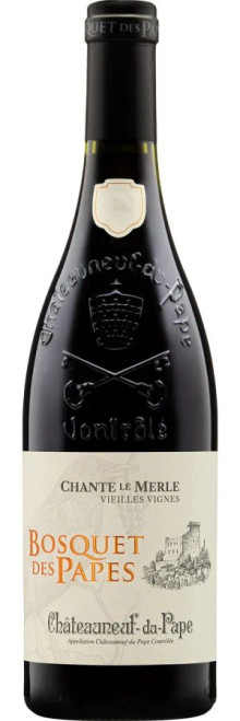 Chateauneuf-du-Pape Chante le Merle Bosquet des Papes 2001  1.50