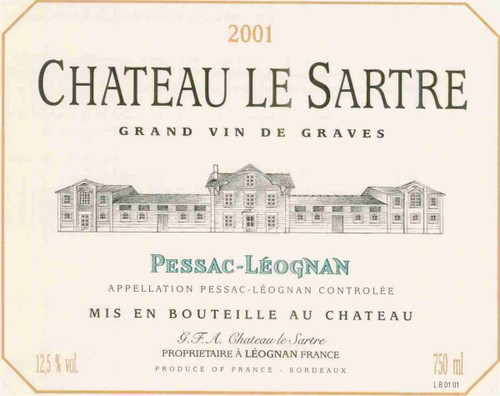 Chateau Le Sartre Blanc