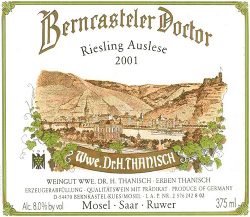 Bernkasteler Dr Auslese Thanisch 2007 375ml