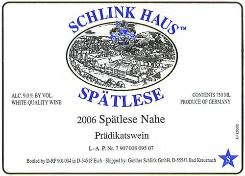 Schlink Haus Riesling