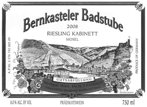 Bernkasteler Badstube Kabinett Thanisch