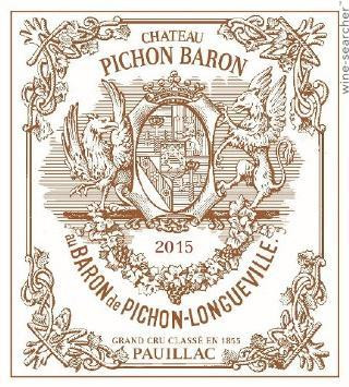 Chateau Pichon Baron 2015