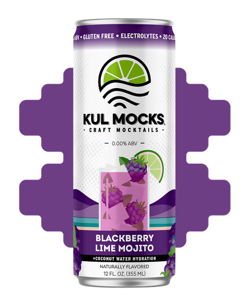 Kul Mocks Blackberry Mock-Jito 4pk cans