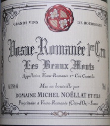 Vosne Romanee Les Beaux Monts Michel Noellat 2010
