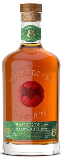 Bacardi Ocho 8yr Rye Cask Rum 750ml