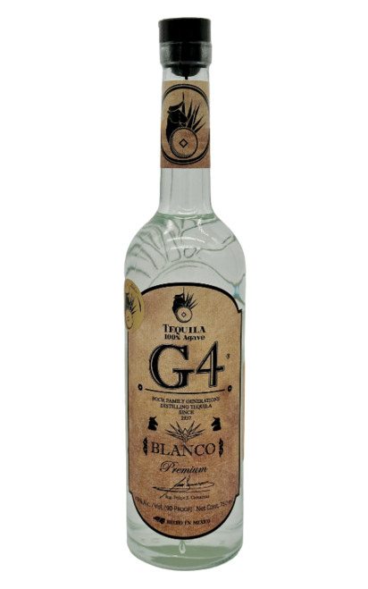 G4 Blanco Fermentada De Madera Tequila  750ml