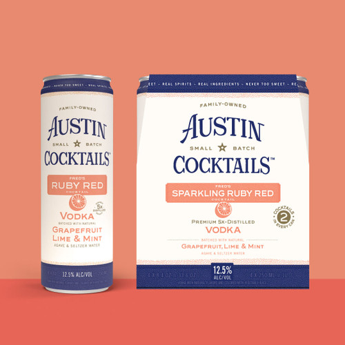Austin Cocktails Ruby Grapefruit 4pk cans