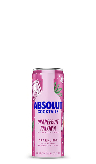 Absolut Grapefruit Paloma 4pk cans