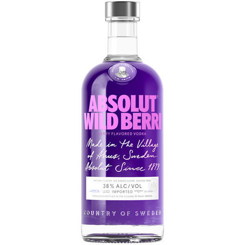 Absolut Wild Berri Vodka  1.0L