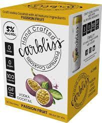 Carbliss Passion Fruit 4pk cans