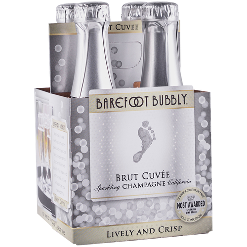 Barefoot Bubbly Brut 4pk