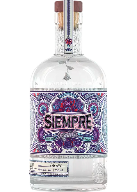 Siempre Plata Tequila 750ml