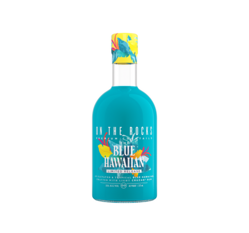 On the Rocks Blue Hawaiian 375ml