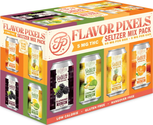 Insight Flavor Pixels THC Cherry Lime 12pk cans - Haskell's Wine