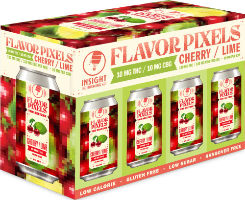 Insight Flavor Pixels THC Blackberry Lemon 12pk cans - Haskell's