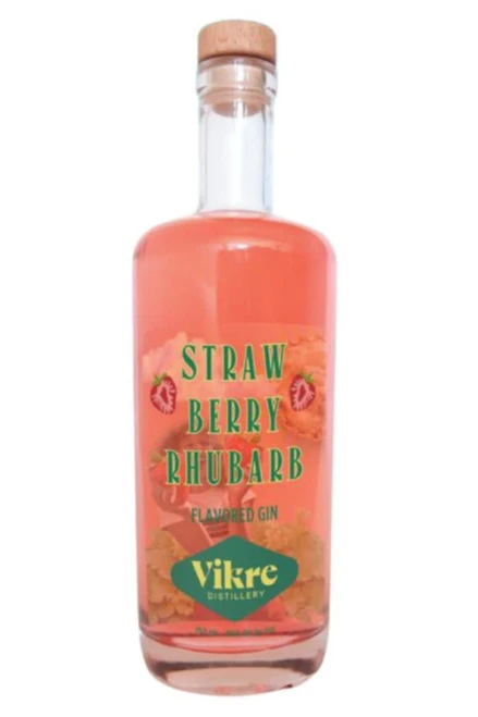 Vikre Strawberry Rhubarb Gin 750ml