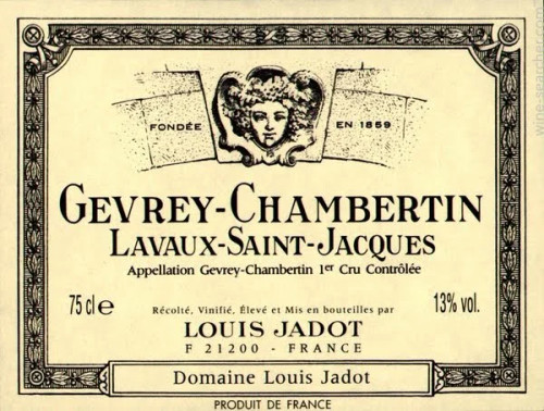 Gevrey Chambertin 1er Lavaux St. Jacques Jadot 2023