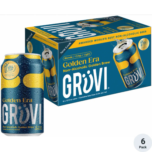 Gruvi Golden Ale N/A 6pk cans