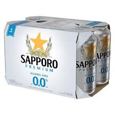 Sapporo N/A 6pk cans - Haskell's Wine & Spirits