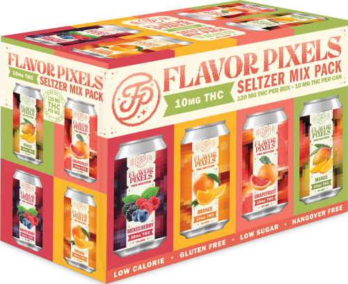 Insight Flavor Pixels 10mg THC Variety 12pk cans