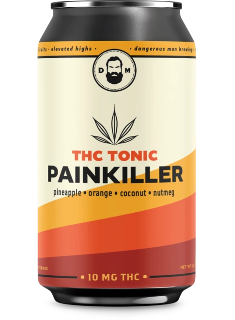 Dangerous Man Brewing Painkiller THC 4pk cans