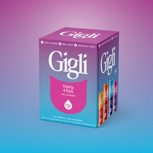 Gigli Variety 10mg THC 4pk cans