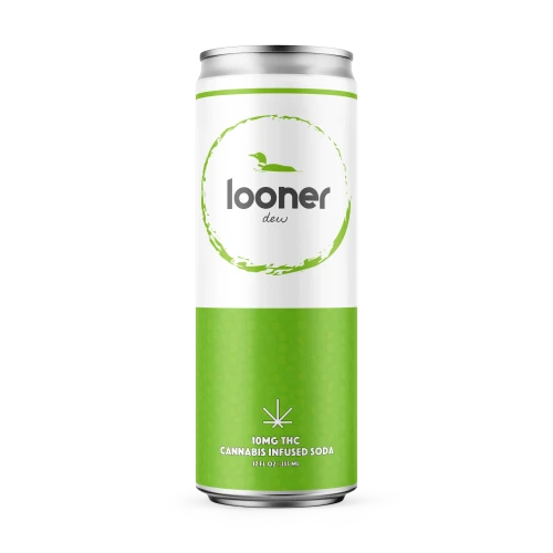 Looner Dew 10mg THC Soda 4pk cans