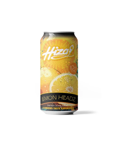 Hiza Lemon Headz 10mg THC 4pk cans