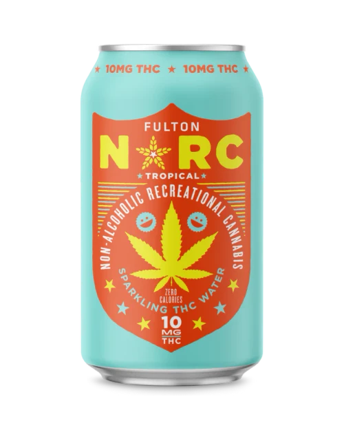 Fulton Narc Tropical 10mg THC Seltzer 4pk cans