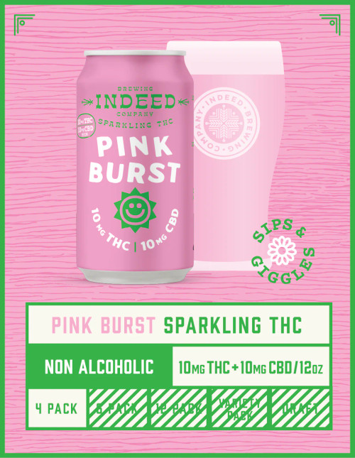 Indeed Double High Fiver THC 4pk cans