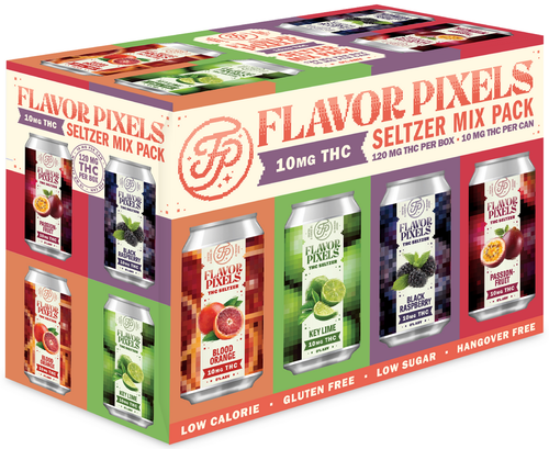 Insight Flavor Pixels THC Blackberry Lemon 12pk cans - Haskell's