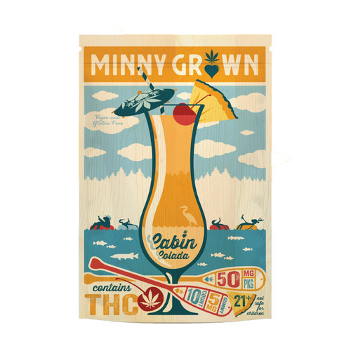 MinnyGrown Cabin Colada THC Gummies 10ct