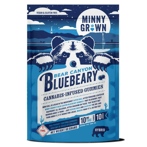 MinnyGrown Blueberry THC Gummies 10ct