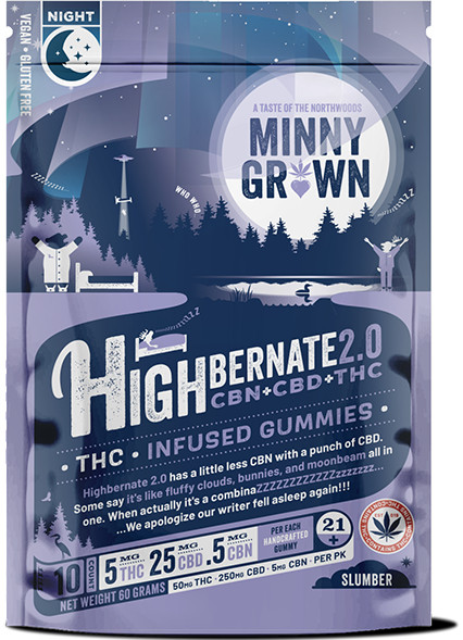 MinnyGrown Highbernate THC Gummies 10ct