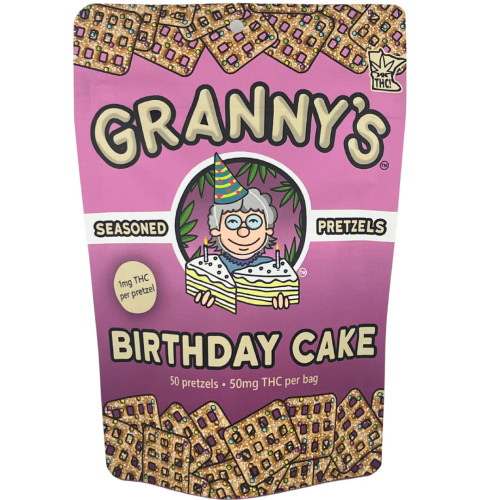 Granny's Birthday Cake THC Pretzels 50pk