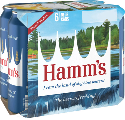 Hamms 16oz 6pk cans