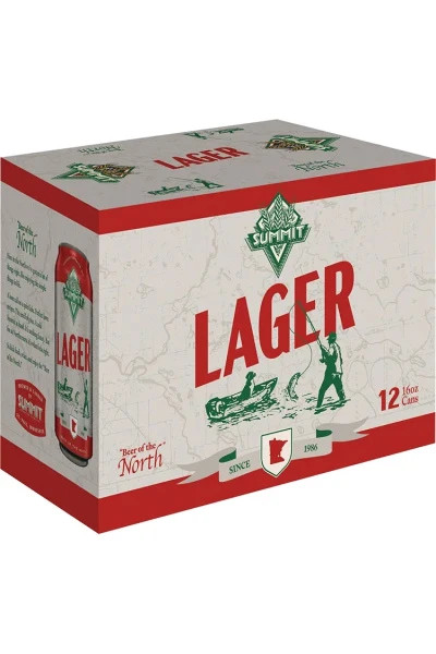 Summit Lager 16oz 12pk cans