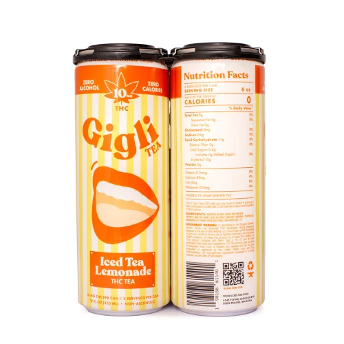 Gigli Iced Tea Lemonade 10mg THC 4pk cans