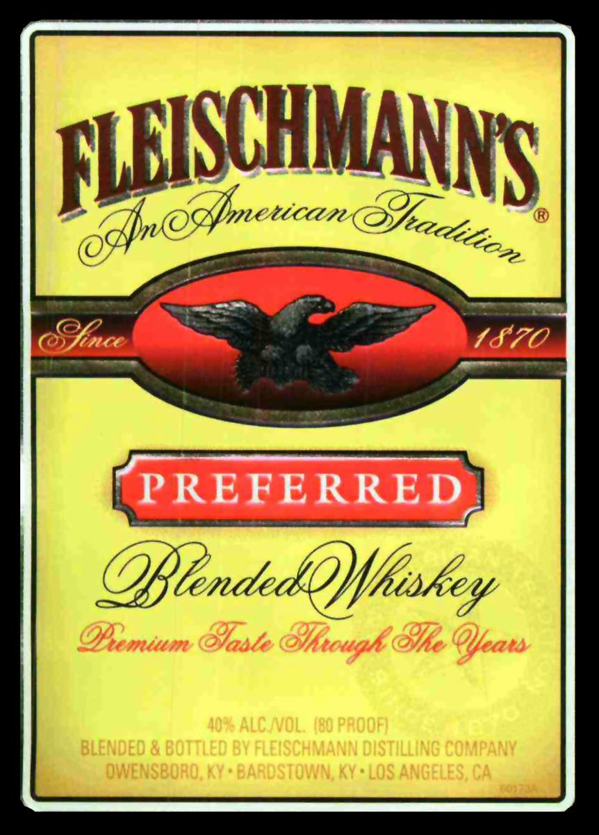 Fleischmanns Preferred Whiskey 1.75L Haskells