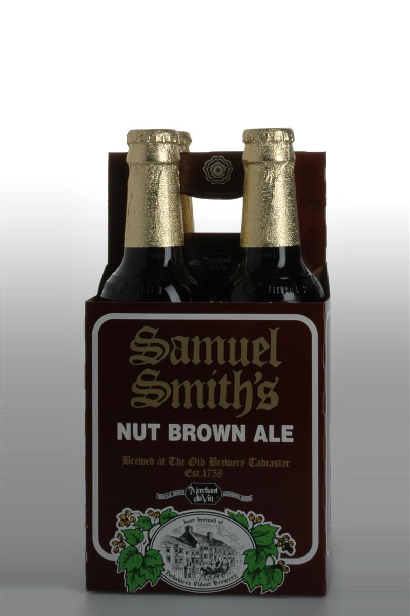 Sam Smith Nut Brown Ale 4pk bottles Haskells