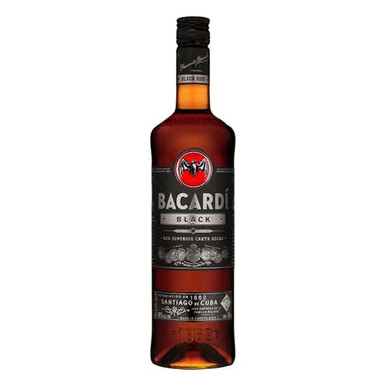 Bacardi・Rum・Black（古酒） Bacardi Black Rum 1.0L - Haskell's Wine & Spirits