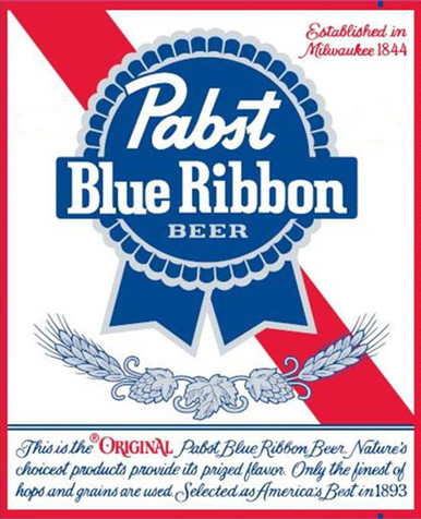 希少　Pabst Blue Ribbon Pabst Blue Ribbon 24pk cans - Haskell's Wine & Spirits
