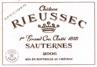 Chateau Rieussec 2001 - Haskells