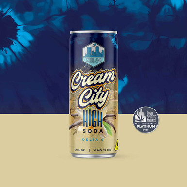 High Soda Cream City THC 4pk cans - Haskell's Wine & Spirits