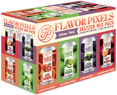 Insight Flavor Pixels 10mg THC Variety #2 12pk cans - Haskell's
