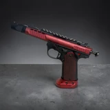 Custom Red w/ Black Cerakote Ruger 22/45 MKIV Lite