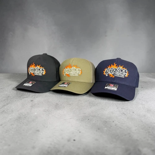 Creekside Custom Hat w/ Embroidered Flames