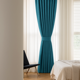 Artisan Weave Heavy Organic Cotton Curtains – Custom Blackout / Light-Filtering Artisan Weave Heavy Organic Cotton Curtains – Custom Blackout / Light-Filtering