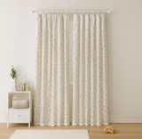 Luxury Linen Embroidered Kids & Nursery Curtains — Custom Sizes, Light-Filtering or 100 % Blackout, Rod & Track Ready