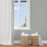 Opera Greek Key Embroidered Decorative Trim Border Tape For Curtains Cushions Bedding and Home Textiles. 2.5 Inches Wide Sold By The Yard/Meter